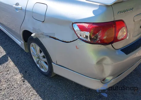 2009 Toyota Corolla S z USA, uszkodzony, nr VIN 2T1BU40E39C134634